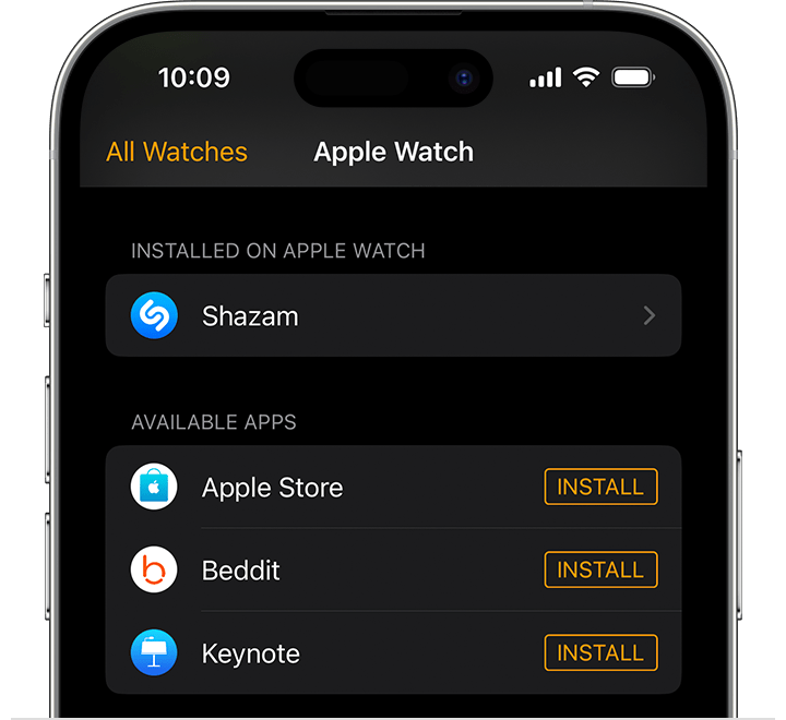 Download apps on your Apple Watch - Apple Support