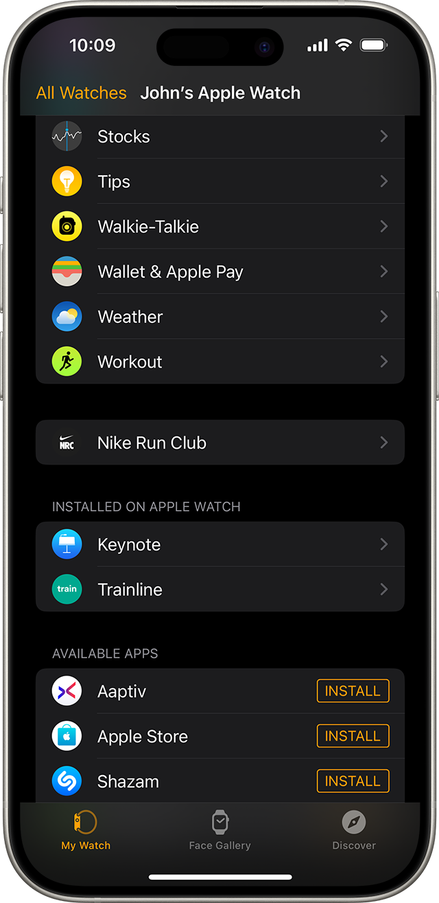 Delete apps from your Apple Watch - Apple Support