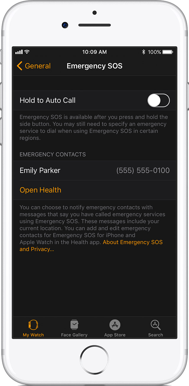 Use Emergency SOS on your Apple Watch Apple Support