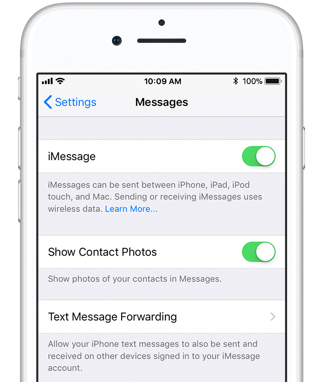 Text messages перевод