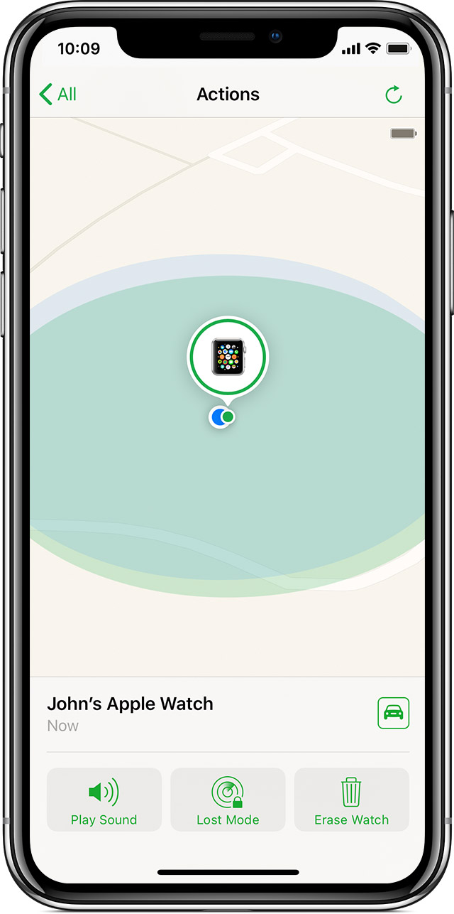 ios12 iphone x find my watch