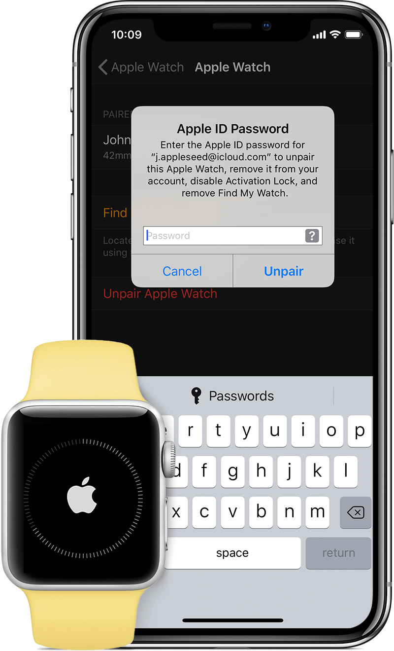 Как отвязать iwatch от iphone. Эппл вотч пароль. Код на Эппл вотч. Активация Apple watch. Apple watch activation Lock.