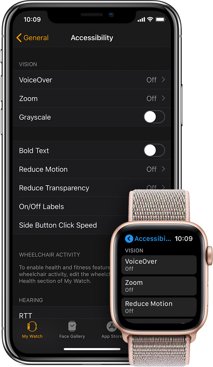 apple watch settings iphone