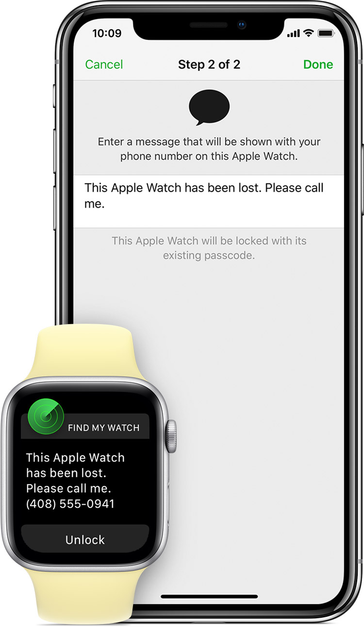 set up find my iphone on apple watch