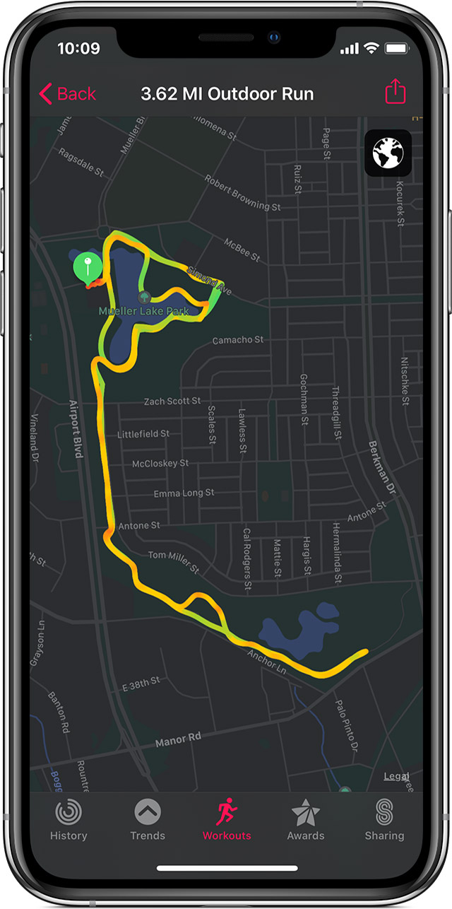 how to use map my run with apple watch