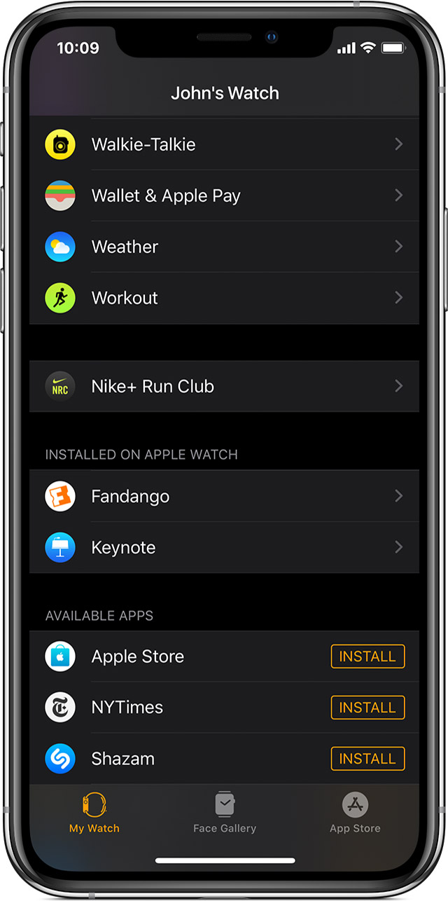 Install Apps On Your Apple Watch Apple Support