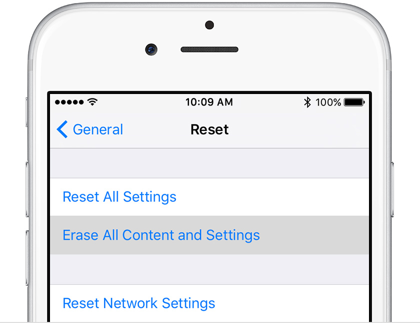 iphone 6 lost password factory reset