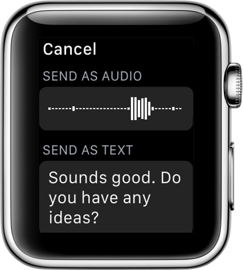 whatsapp messages on apple watch