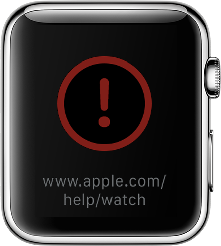 Ein Rotes Wird Angezeigt Auf Der Apple Watch Apple Support