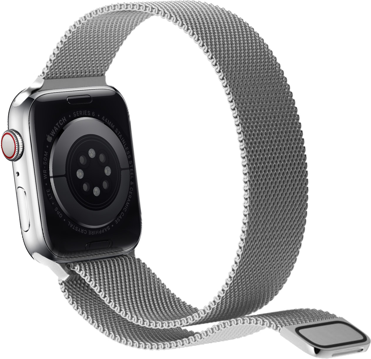 Apple Watch with Milanese Loop band