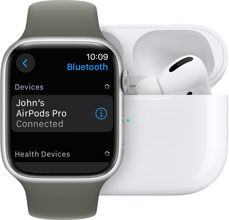 إقران إكسسوار Bluetooth مع Apple Watch
