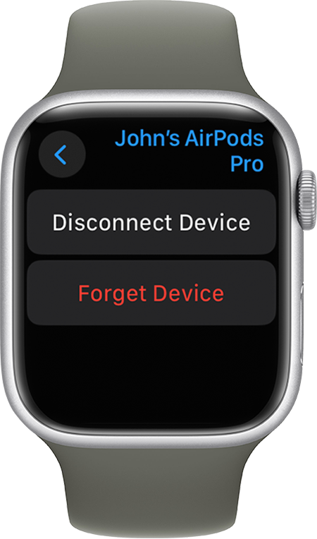 Apple Watch で AirPods やその他の Bluetooth アクセサリを使う