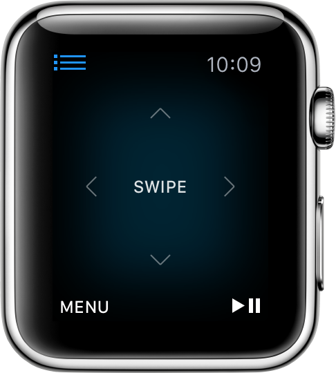music controls on apple watch