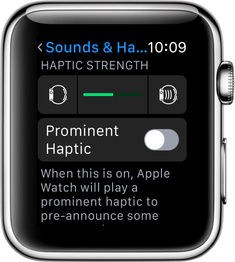 Change the audio and notification settings on your Apple Watch - Apple