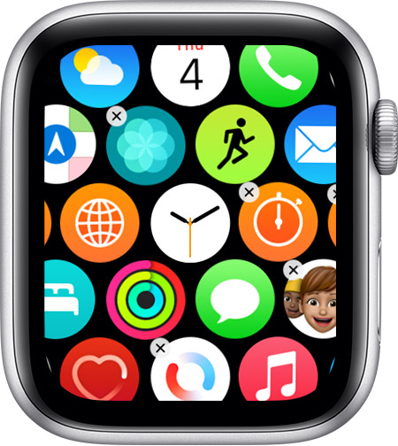 delete apps on apple watch