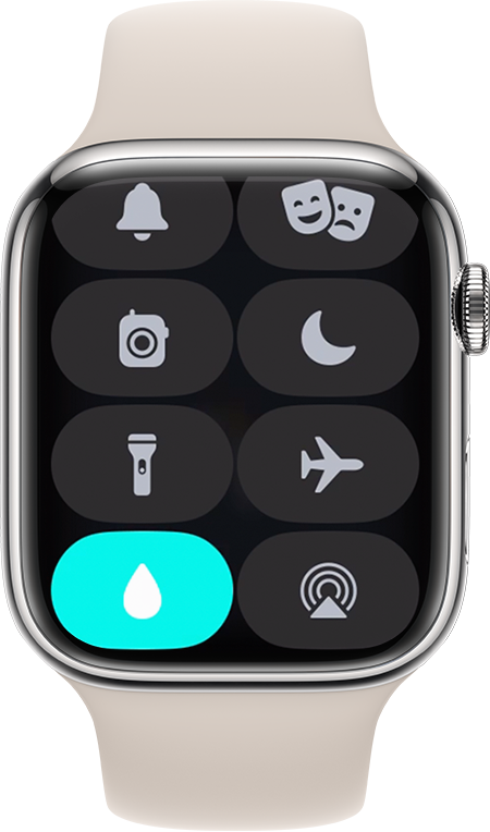 Cómo usar el Bloqueo contra agua y eliminar el agua del Apple Watch -  Soporte técnico de Apple