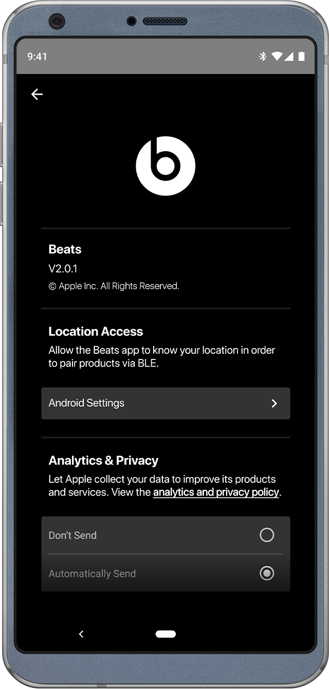 Use the Beats app for Android – Apple 