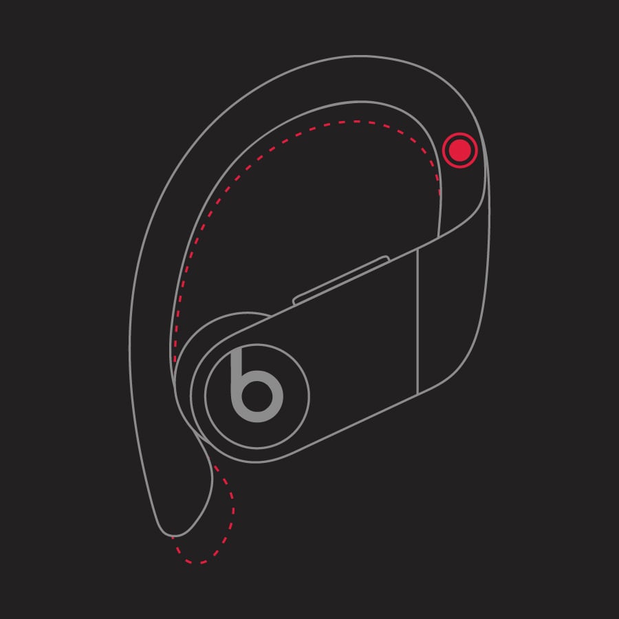 Powerbeats Pro with an iPhone, Mac 