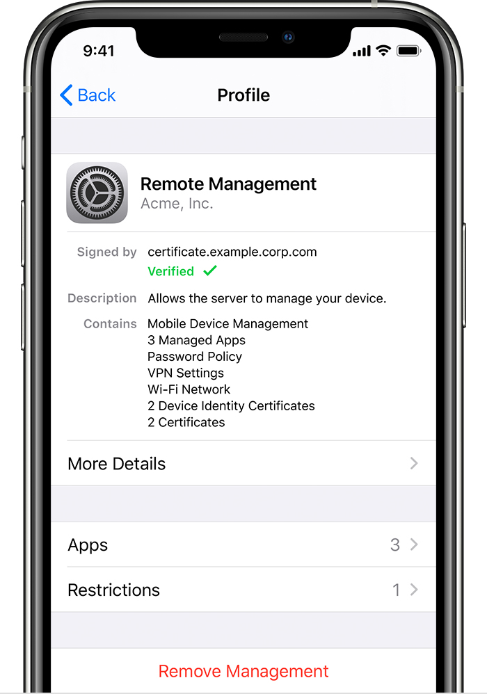 manage apple devices