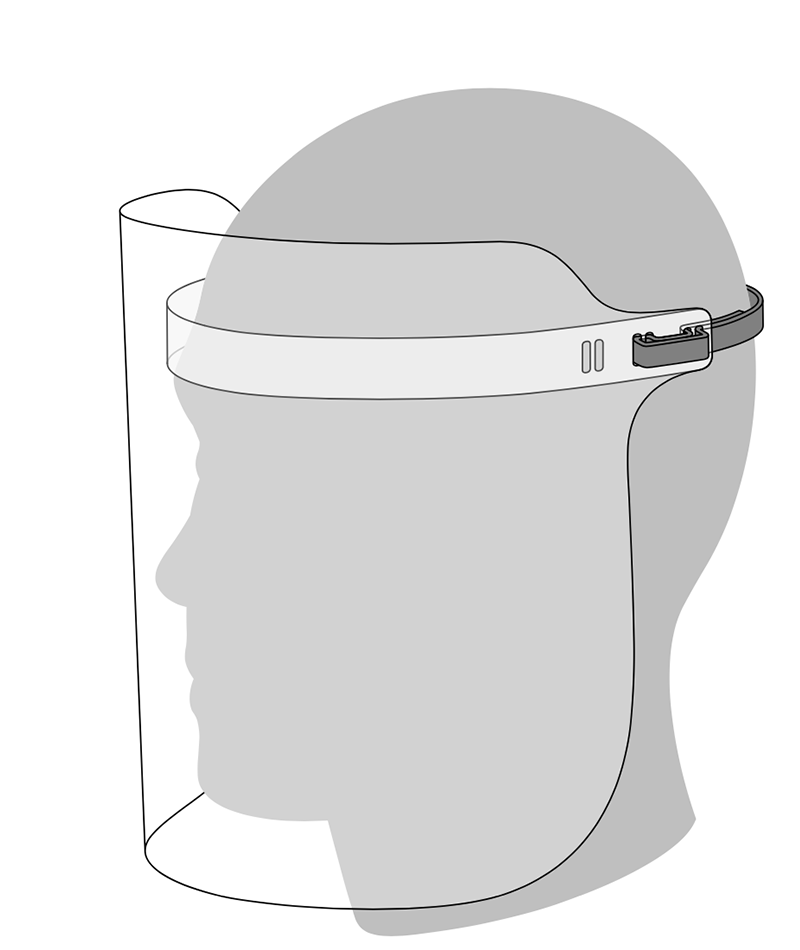 Make your own face shield - Apple Support