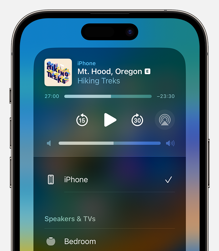 Use AirPlay to stream audio - Apple Support