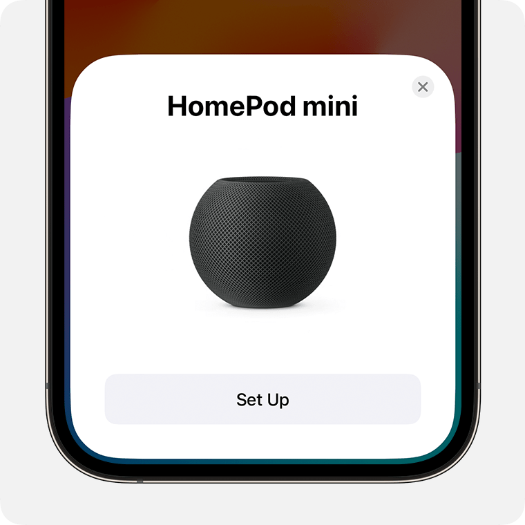 HomePod や HomePod mini を設定する - Apple サポート (日本)