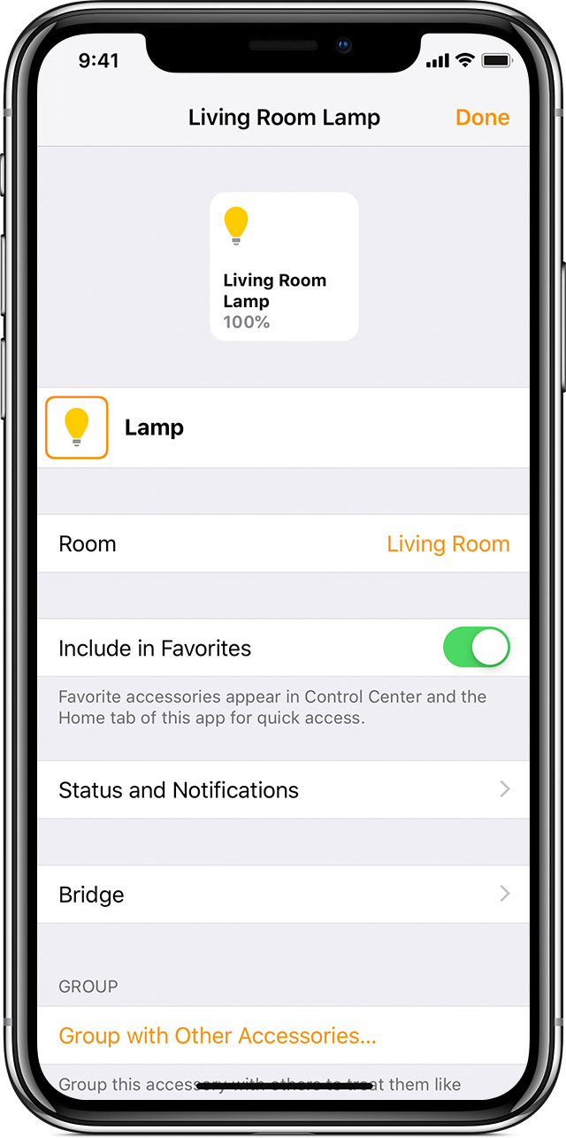 Home app - Accessories - Apple