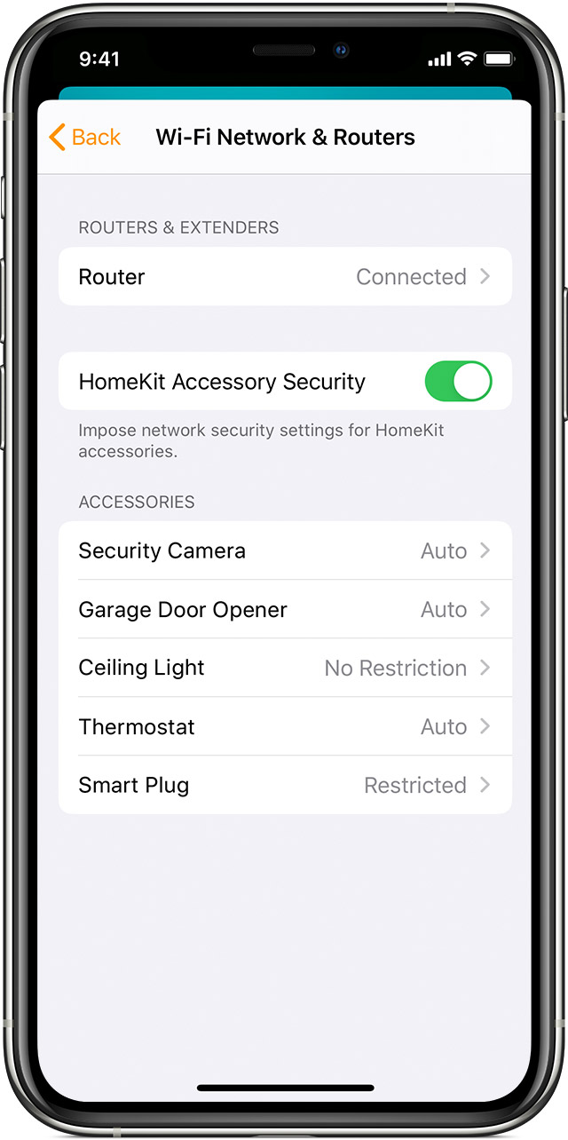 Use routers secured with HomeKit 