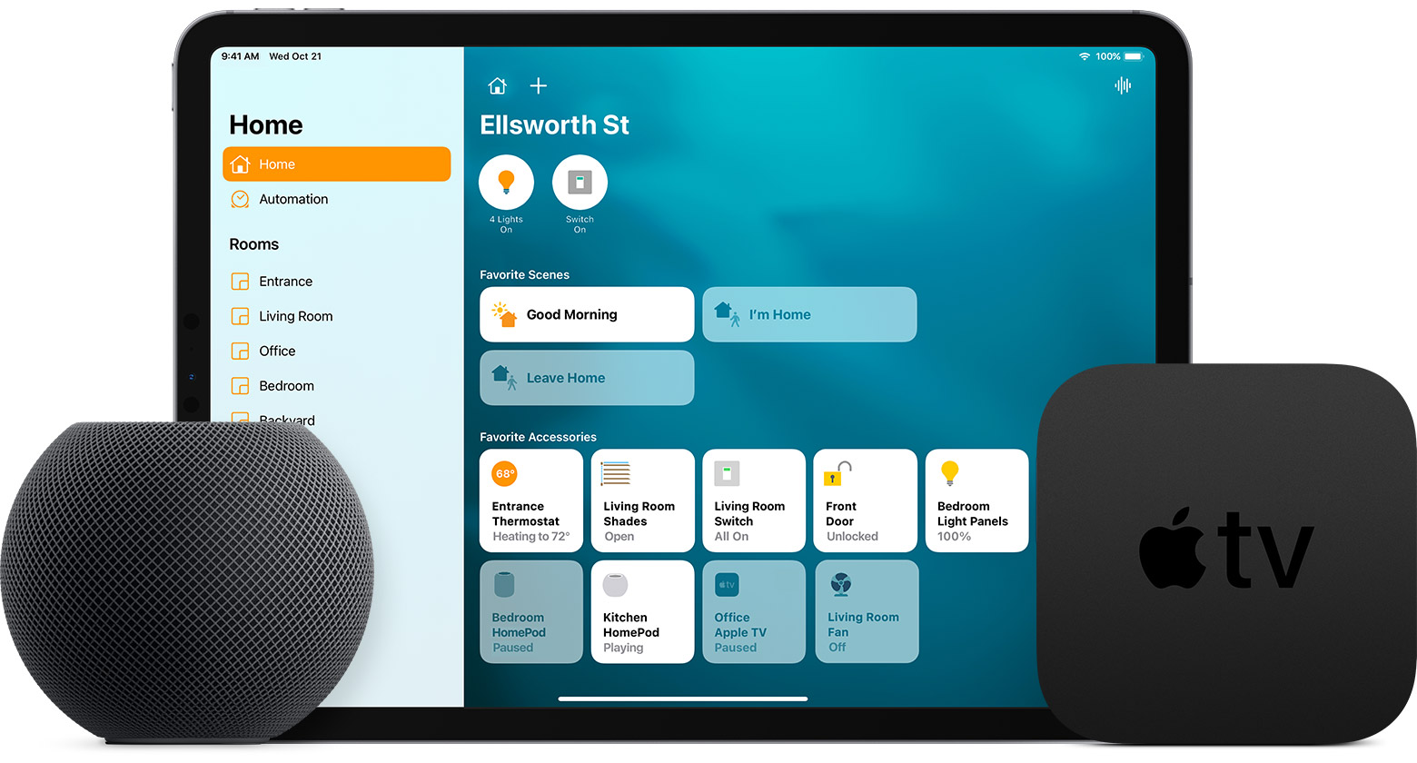 Set up your HomePod, HomePod mini, Apple TV, or iPad as a home hub - Apple  Support
