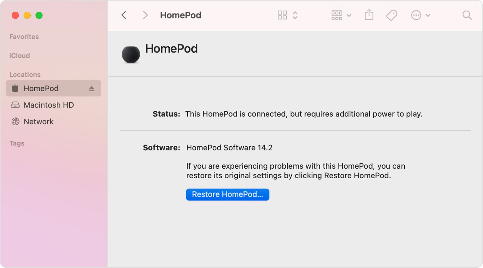 macos big sur 11.3 homepod