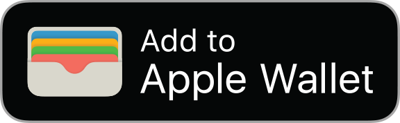 Gumb »Add to Apple Wallet« (Dodaj v aplikacijo Apple Wallet)