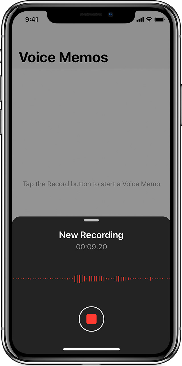 iphone voice memo