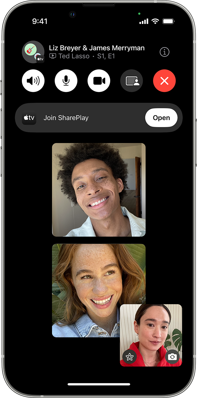 Watch movies and TV shows together in FaceTime on your iPhone or iPad -  Apple Support (CA)