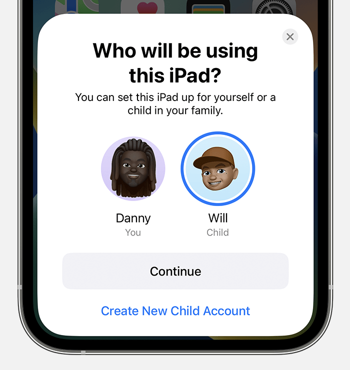 Use Quick Start To Set Up A Child s IPhone Or IPad Apple Support