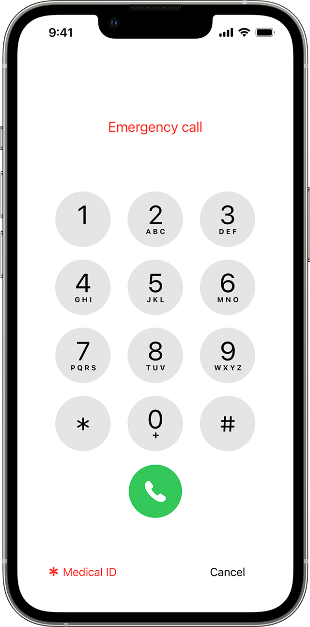 Make An Emergency Call From A Locked IPhone Apple Support