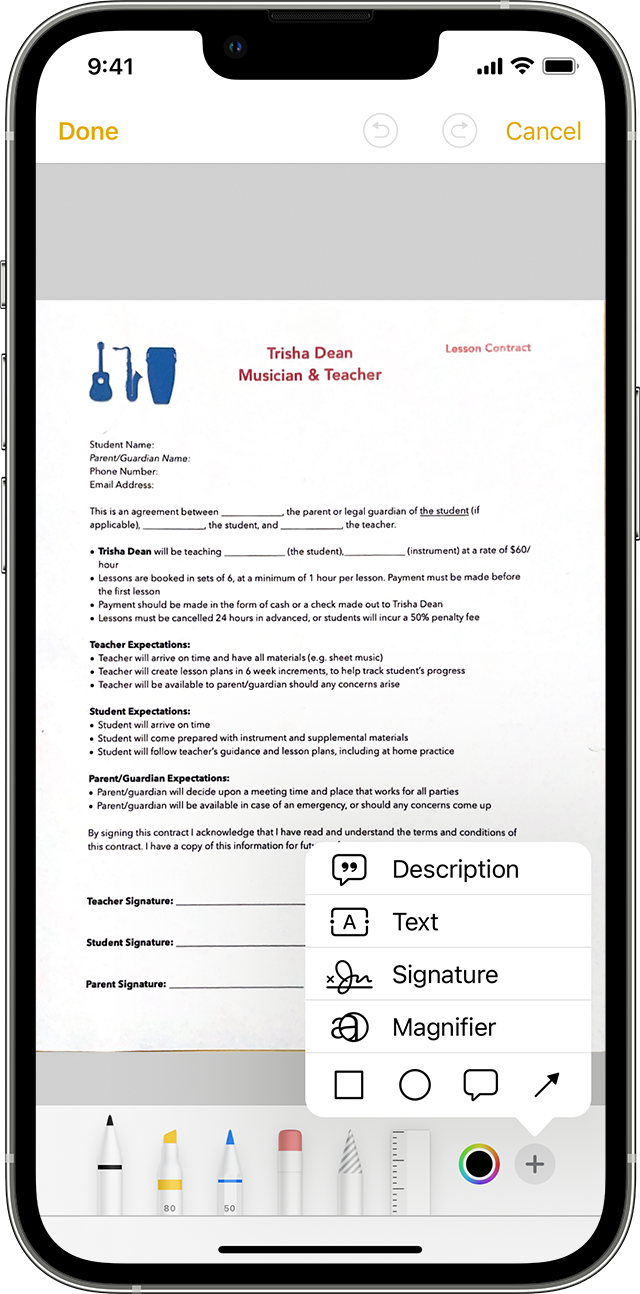 How to scan documents on your iPhone or iPad - Apple Support