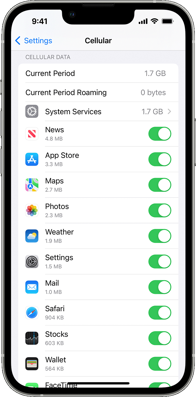 cellular data - Apple Community