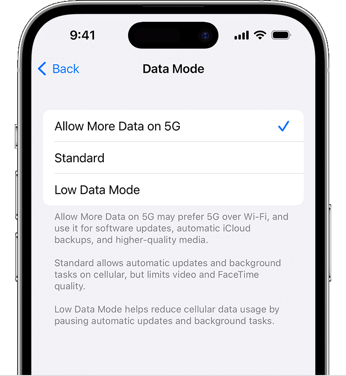 Use 5G with your iPhone - Apple Support (IN)