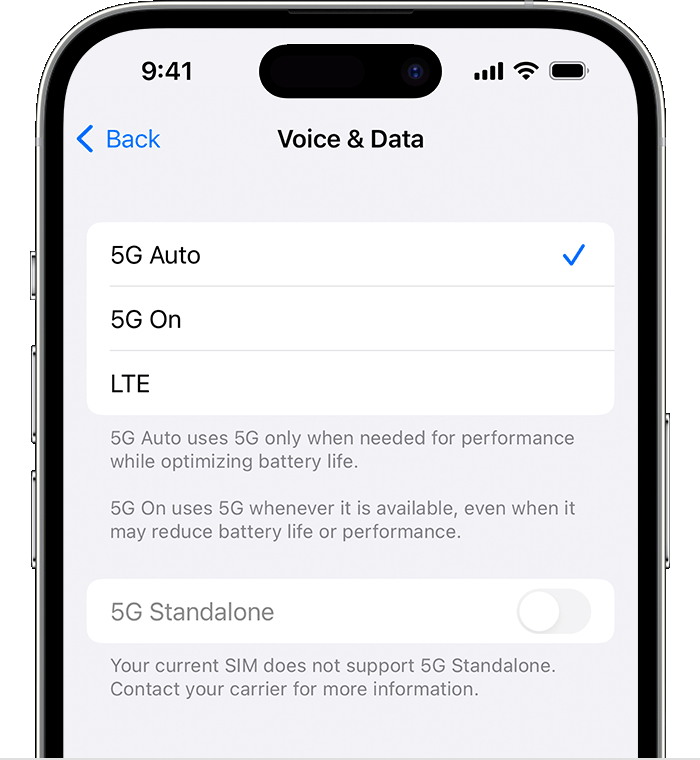 Use 5G with your iPhone - Apple Support (CA)
