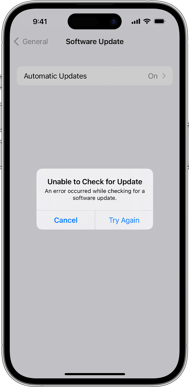 If your iPhone or iPad won't update - Apple Support