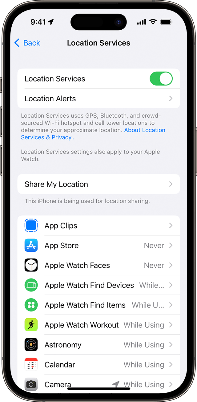 Can someone see your location if location services are off?