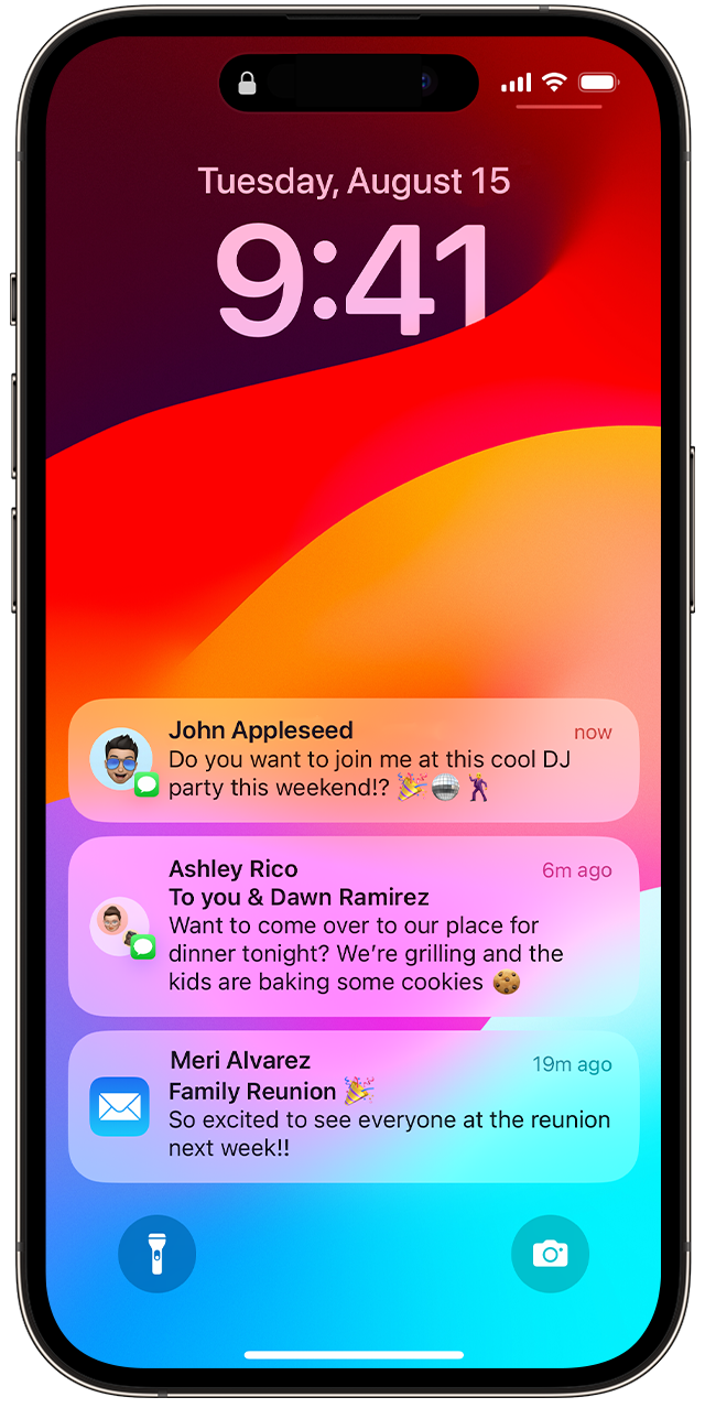 Use Notifications On Your IPhone Or IPad Apple Support