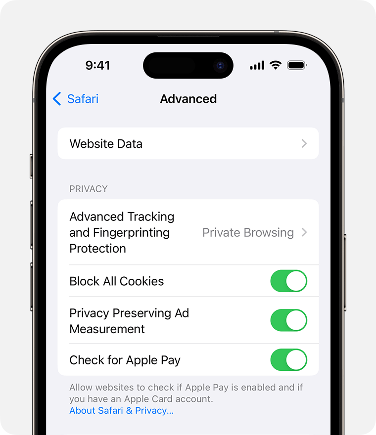 blocking safari on iphone