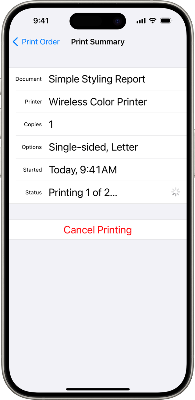 Comment connecter une imprimante Canon à un iPhone sans AirPrint