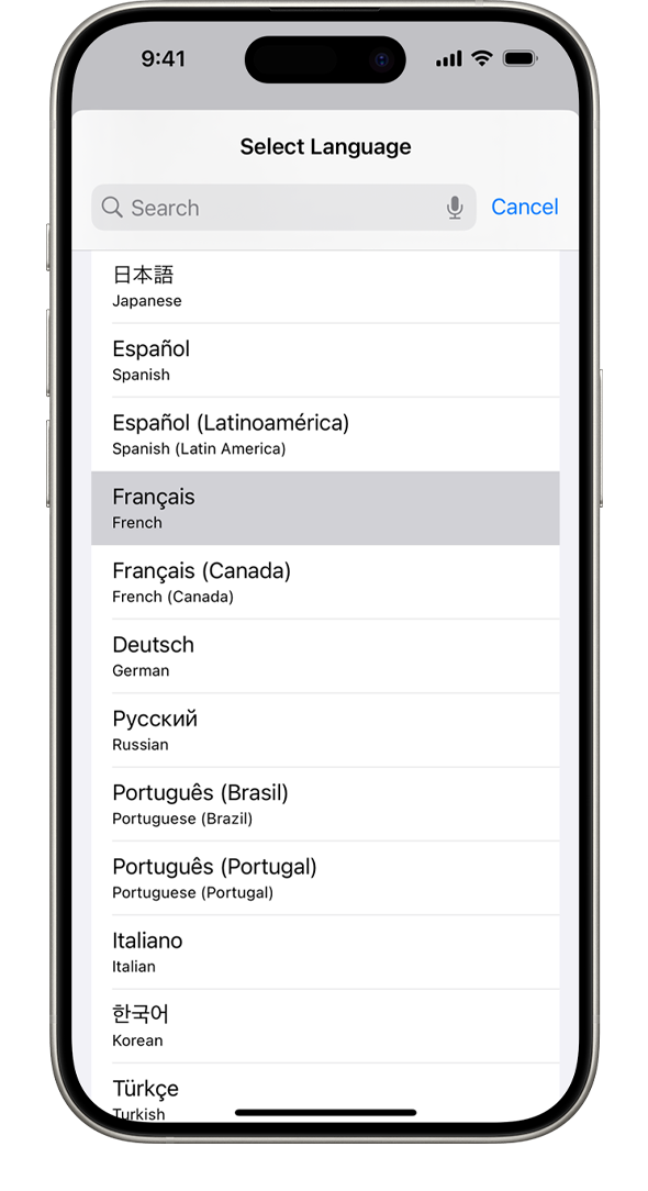 Ändra språk på din iPhone eller iPad - Apple-support (SE)