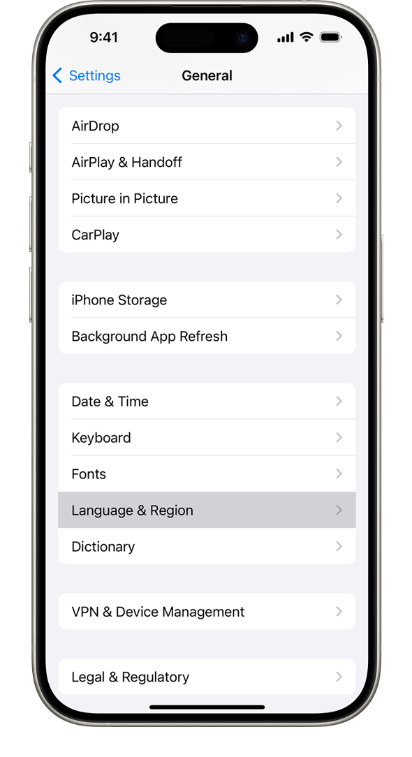 Cambiare la lingua su iPhone o iPad - Supporto Apple (IT)