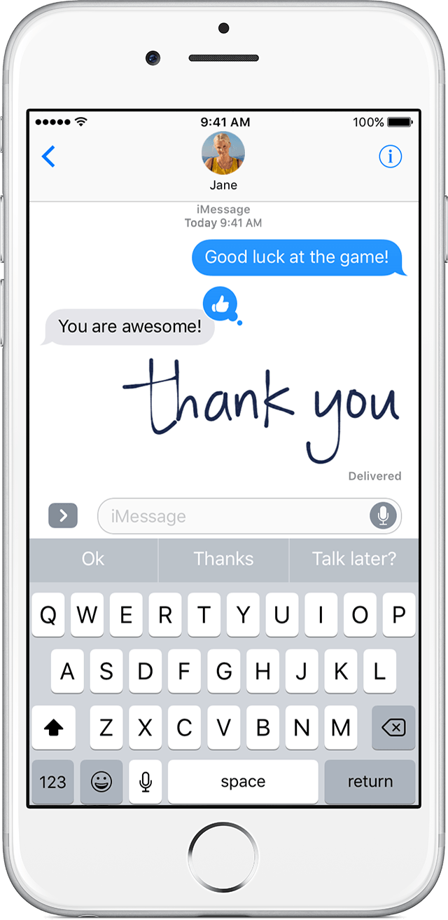 How to send a handwritten message? - Apple Community