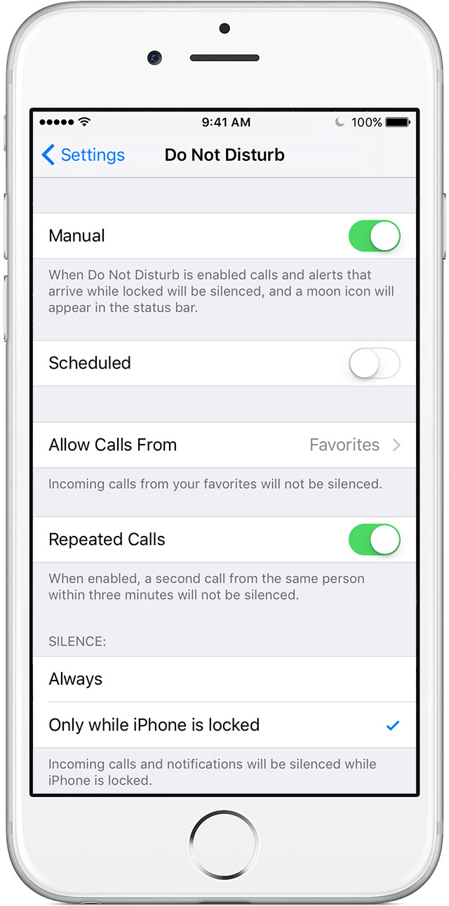 Use Do Not Disturb on your iPhone, iPad, and iPod touch - Apple Support