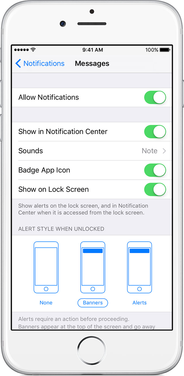 Use Notifications on your iPhone, iPad, and iPod touch - Apple Support