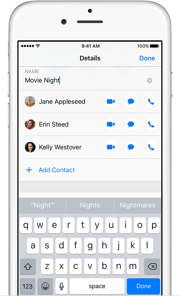 How do I give a group text a name? | Official Apple Support ...